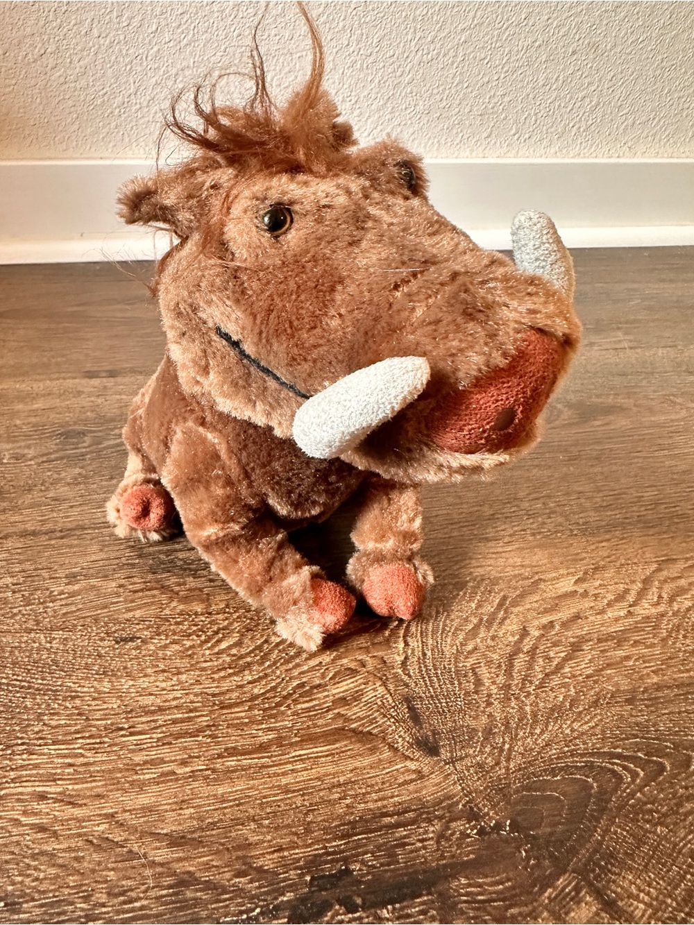The Lion King Movie Talking Pumbaa Plush Stuffed Animal Disney Pumba Sound Works